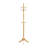 Natural Finish Classic Coat Rack Solid Wood-1563976573