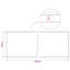 vidaXL Balcony Privacy Screen Fabric with PU Coated Outdoor Garden Terrace-130374593