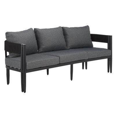 Viola 77.56'' Metal Outdoor Patio Sofa