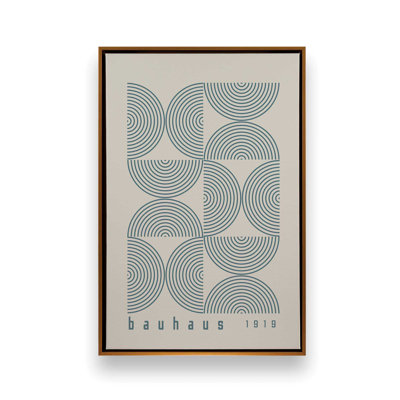 «Storm Blue Bauhaus Composition I», reproduction sur toile