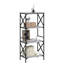 Fontainbleau 132cm H x 35cm W Metal Standard Bookcase-384062115
