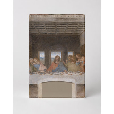 La Cène (1495-1498) - Portrait, art mural sur toile