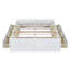 Structure de lit plateforme en bois avec 6 tiroirs-1566534472