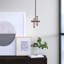 Saedi 1-Light Single Geometric LED Pendant-1850195796