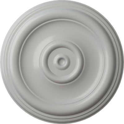 Médaillon de plafond traditionnel H 12 po x l 12 po x P 1 po
