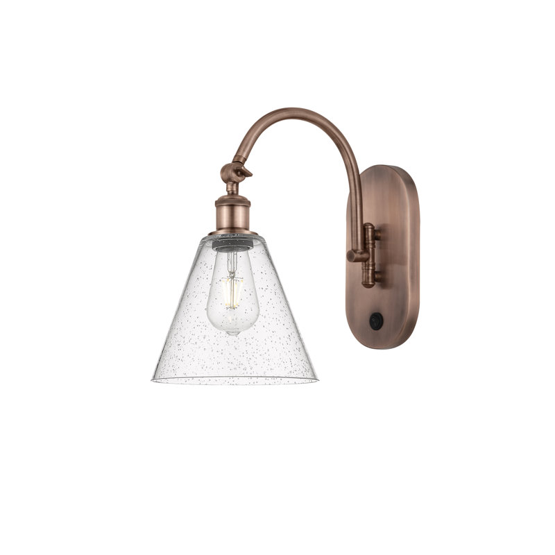 Swing Arm Sconce, Led, Antique Copper
