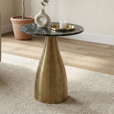 Pedestal End Table