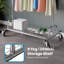 Heavy Duty Clothes Rail 238kg (525lbs) Capacity, Extendable Hanging Rack with Lockable Wheels & Shelves-1020464642