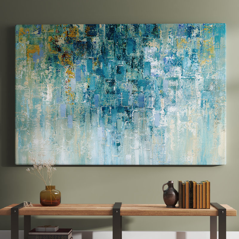 I Love The Rain " I Love The Rain ", 60" W x 40" H