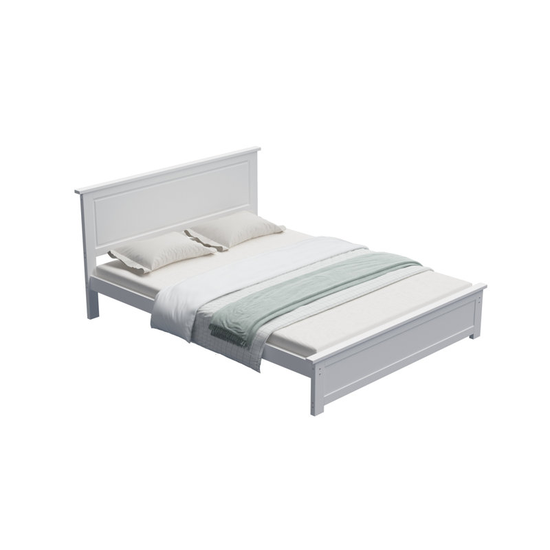 Norlina Solid Wood Bed with Mattress, Kingsize (5')