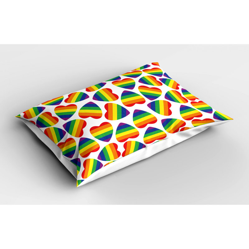 Pride Polyester Geometric Sham Set, Twin