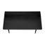 Bureau d'ordinateur, bureau personnel, ordinateur portable, tablettes de rangement, travail, stratifié, métal, contemporain, moderne-570917015
