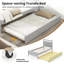 Lit plateforme simple avec lit gigogne escamotable Lark Manor ™-624310886