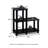 3-Tier 19.88" L-Shaped Corner Shelf, Open Shelves for Display and Storage-744490921