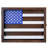 Wall Mounted Us Flag Coin Display Case