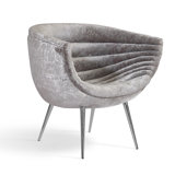 Nouveau 29" Wide Polyester Barrel Chair
