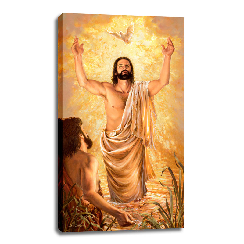 Baptism of Jesus, art mural sur toile