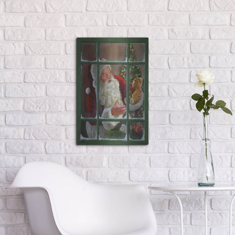 «Santa Window 3» par David Lindsley, H 24 po x l 16 po