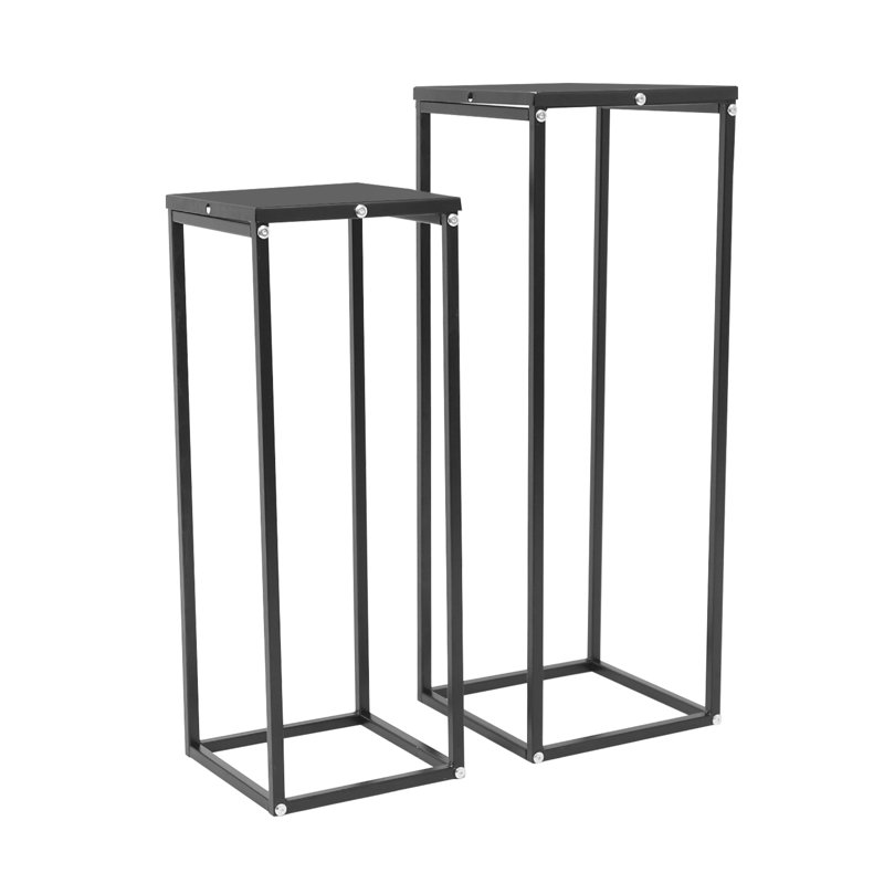 Support pour plante en métal 2 pièces