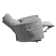 40" Upholstered Power Lift Assist Recliner with Round Arms