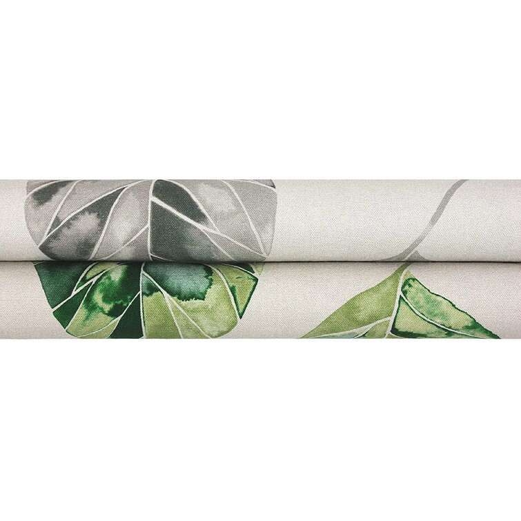 100 x 150 cm Leaf Green ecological embroidery canvas | GOTS certified 100%  cotton fabric