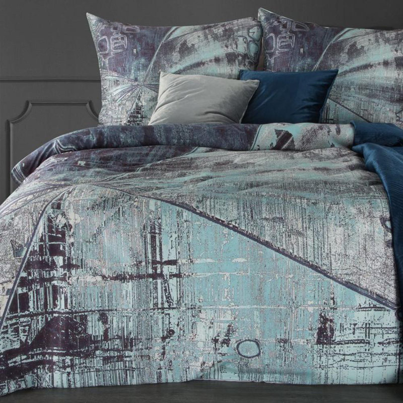 Frejuste Abstract Duvet Cover Set with Pillowcases, Kingsize - 2 Pillowcases (70 x 80 cm)