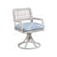 Seabrook Swivel Rocker Arm Dining Chair