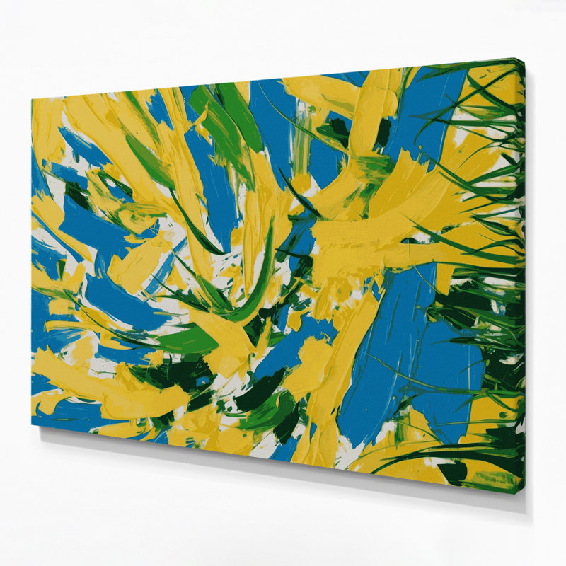 Art mural sur toile Neo Expressionism 32, H 16 po x l 20 po