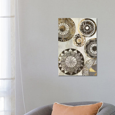 African Rings II by Tom Reeves - Wrapped Canvas Print