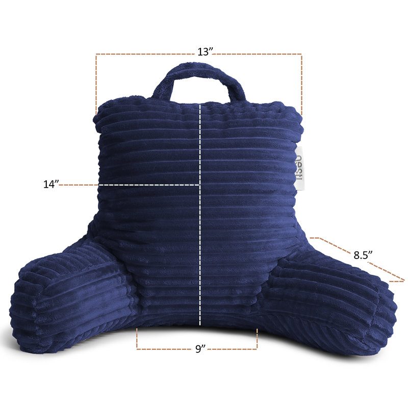Nestl Reading Pillow , Small, Navy Blue