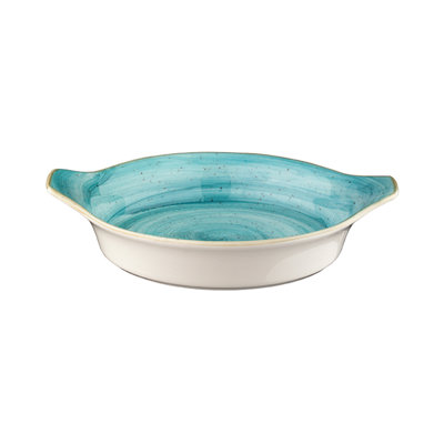 Turgla Home Round Ceramic Au Gratin Dish Bakeware
