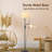 Tacettin 69.02'' Navy Blue Tree Floor Lamp