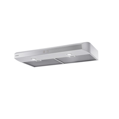 Elica Bellagio 400 Cubic Feet Per Minute Convertible Under Cabinet Range Hood with Mesh Filter Stainless Steel -  EBL436S2