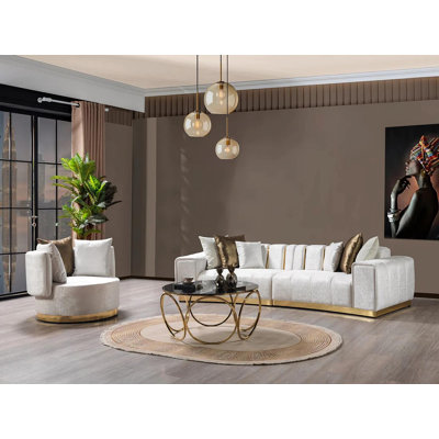 Ensemble modulaire en velours 2 pièces Youna