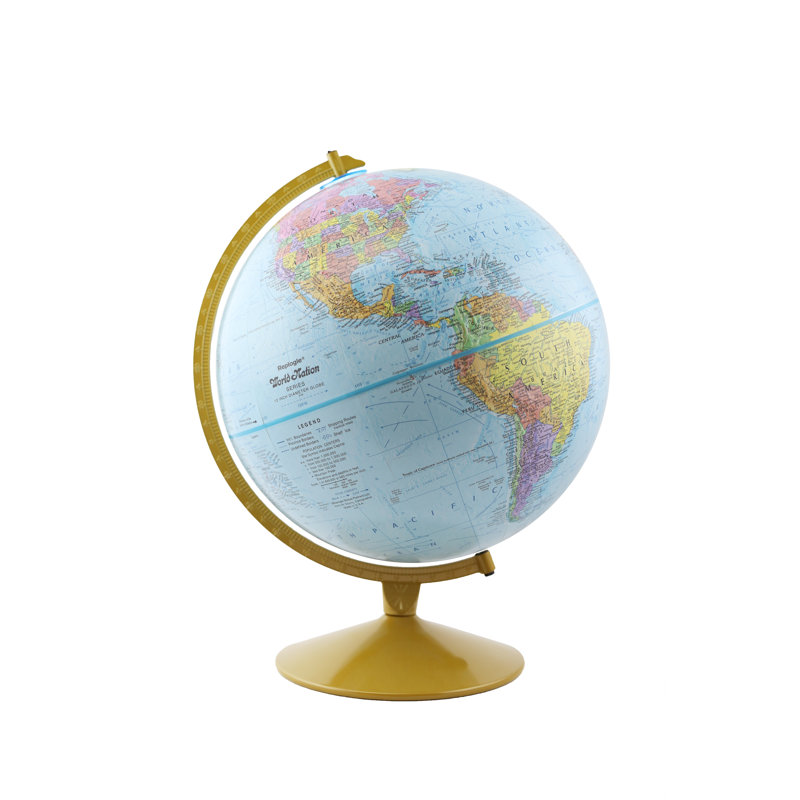 Globe terrestre 12 po explorer, Anglais
