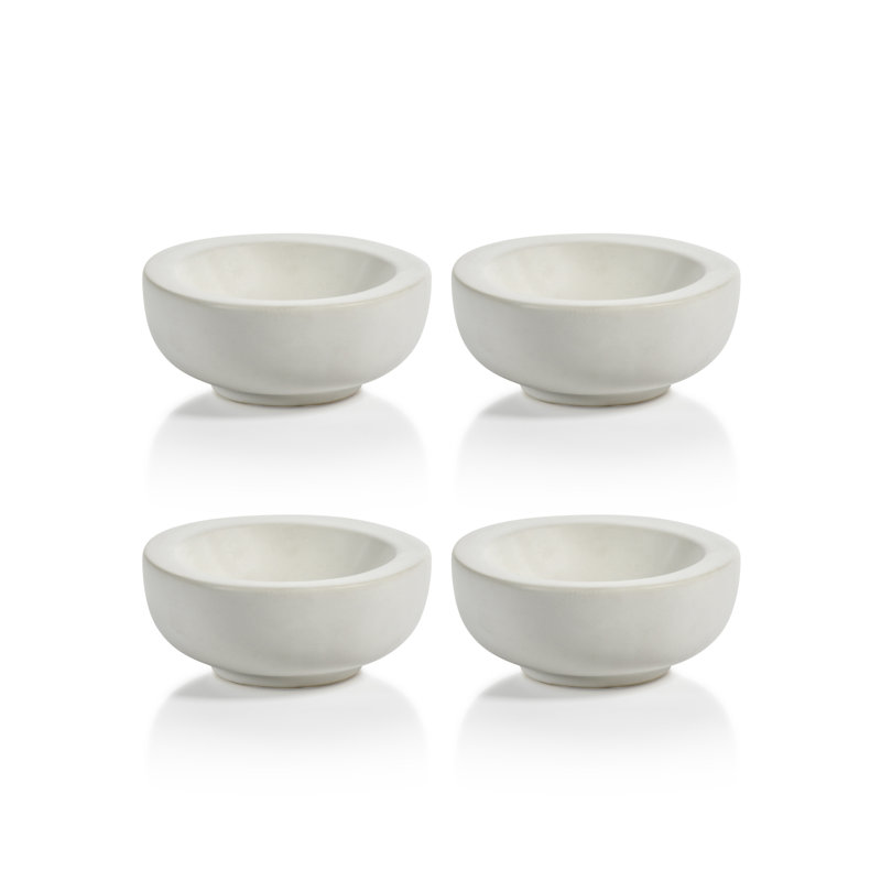Ensemble de bols en céramique 4 pièces blanc Foserbauer