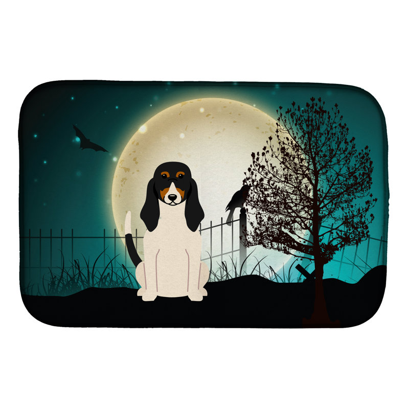 Tapis de séchage hound suisse halloween