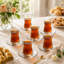 Set of 6 130ml Glass Tea Cup & Saucer Stackable Gift Boxed