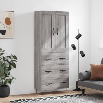 Longlier 69.5cm Wide 3 Drawer Highboard
