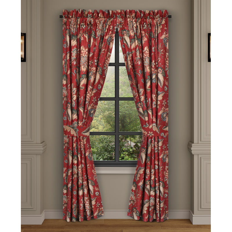 Enchanted Garden Window Panel Pair, 50" W x 95" L