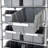 24" W NSF-Certified Commercial 7-Tier 12-Bin Storage Rack with Wheels