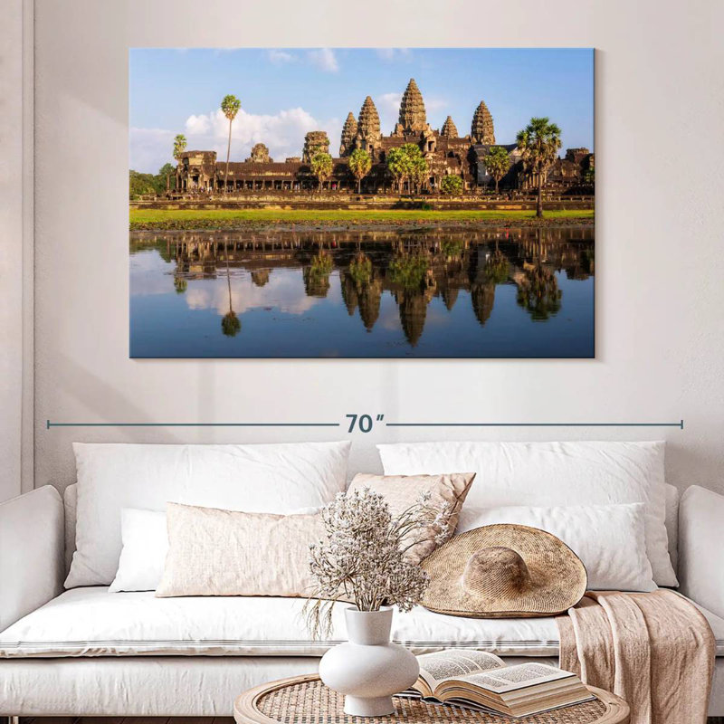 Adella Angkor Wat Reflection, 34" H x 51" W