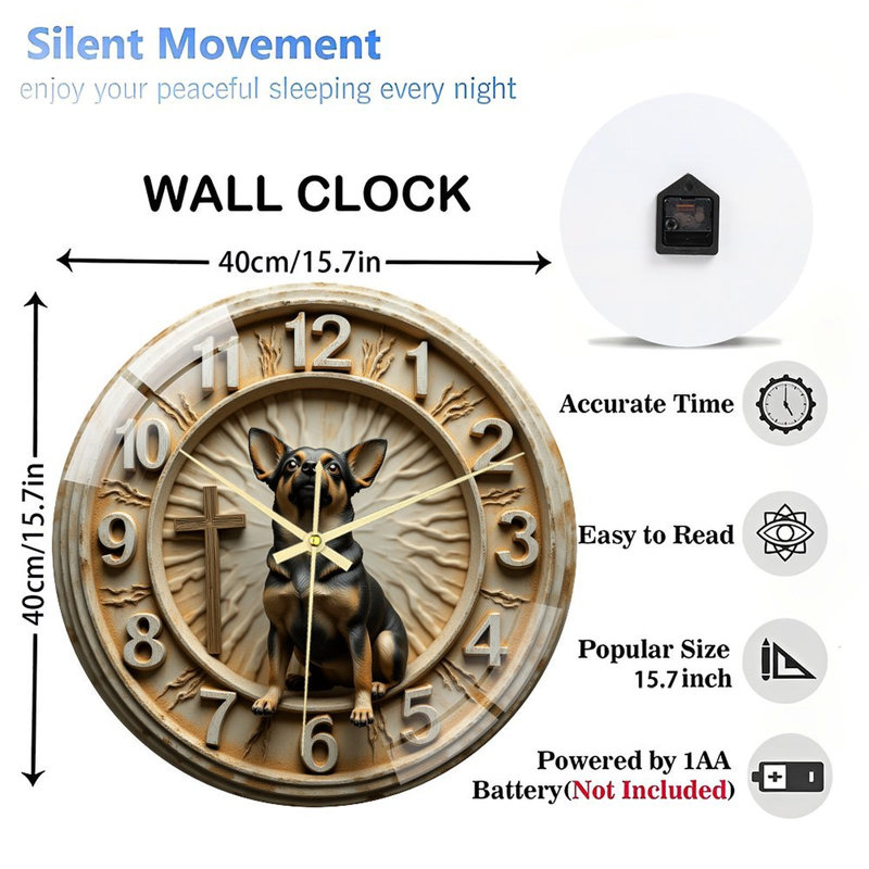 Horloge murale Dog