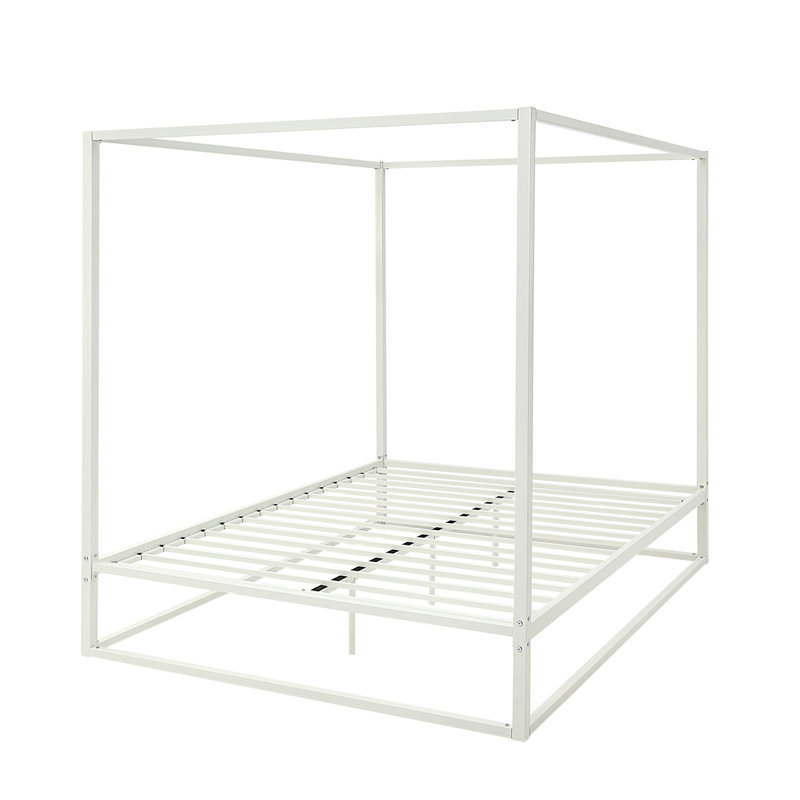 Bedoya Metal Bed, Kingsize (5'), White