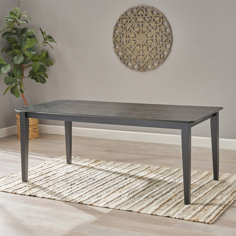 Table à manger avec pieds carrés