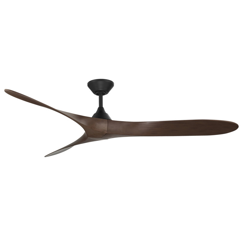 Ventilateur de plafond 70 po à 3 pales pour l'intérieur et l'extérieur avec télécommande, fonctionne avec l'assistant Google, Amazon Alexa, l'application Android et l'iOS