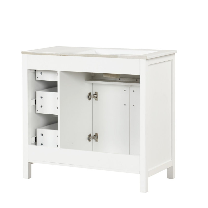 36" Bathroom Vanity with Sink Top