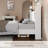 Velvet Upholstered Platform Wingback Bed With Storage Shelf And Charging Station-874117895-874117892