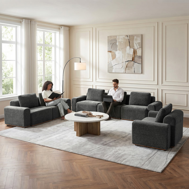 Eivind Sofia Sectional Sofa, Grey