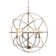 Lustre en forme de globe à 5 lumières de style bougie Padilla